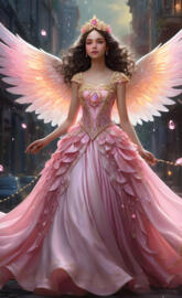 angel, beautiful_angel, morganite_pink, kunzite_pink,