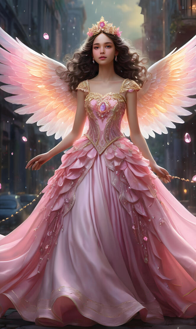 angel, beautiful_angel, morganite_pink, kunzite_pink,