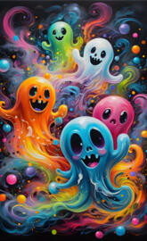 art of a group of people