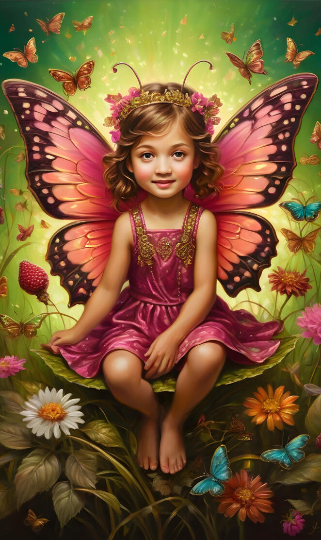 Darling Little Butterfly Fairy