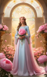 Lady Synergy w/ flowers, because JESUS is coming