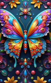 a colorful art piece