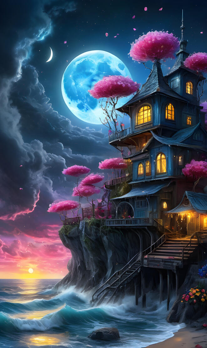 looking out at the ocean