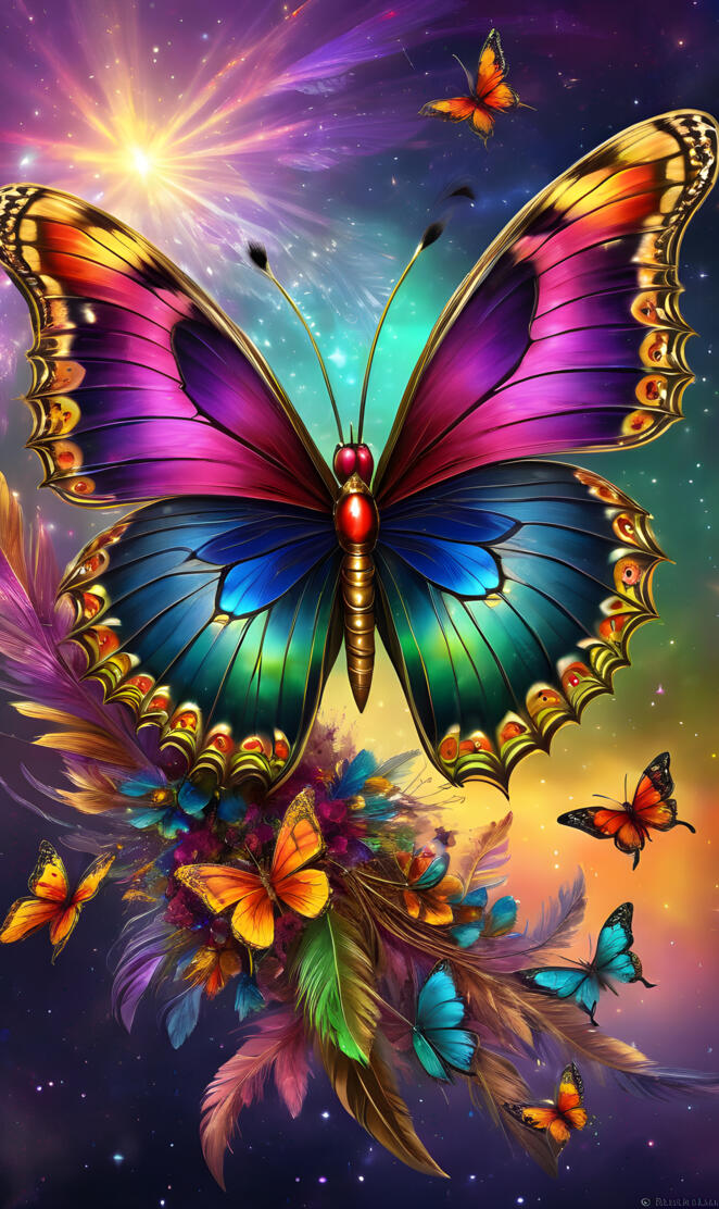 Another Trippy Butterfly #3 🌺FuchsiaMama610