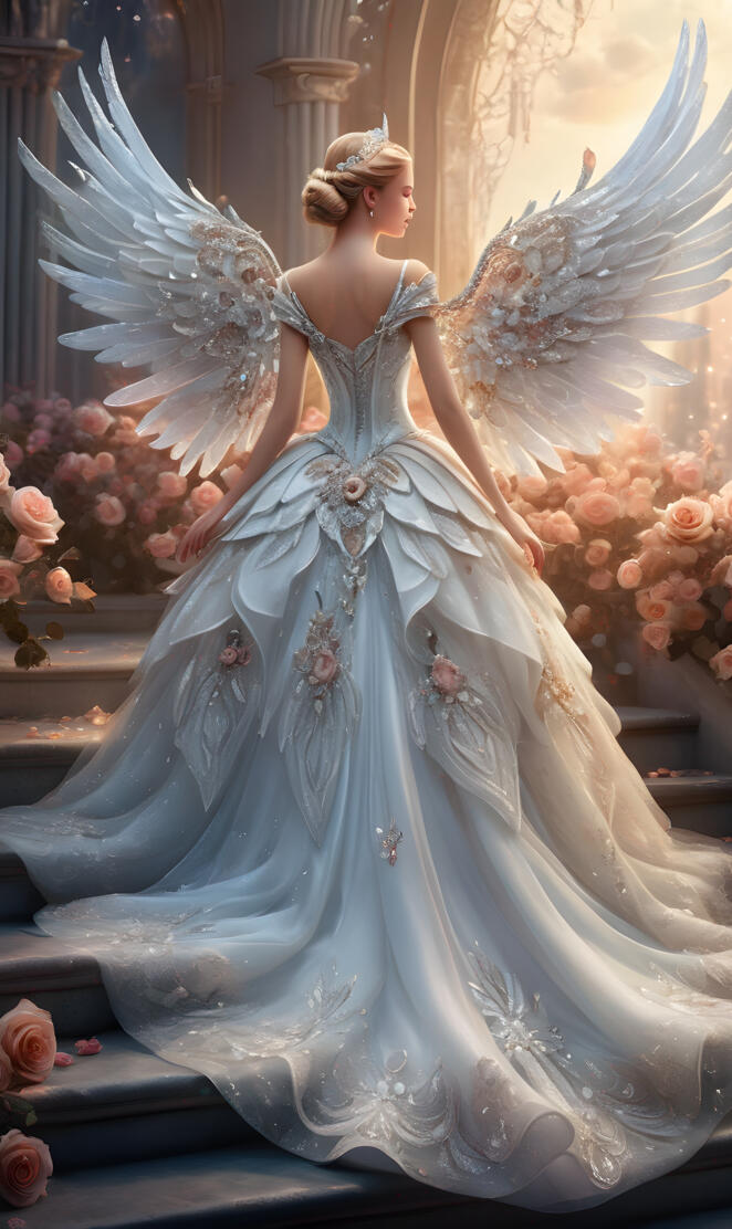 Cinderella in the rose garden