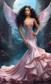 lady stunning, loving and gentle with black hair, multi racial,