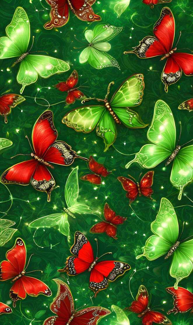 a group of butterflies on a leaf