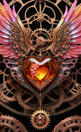 a colorful ceiling with a design