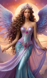 lady Montana, loving and gentle, Angel with silken wings