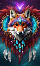 Baby Red Fox Resting in a Heart 
Fm610🌺