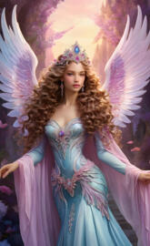 lady Jay, bridal and wife, loving and gentle, Angel with silken wings
