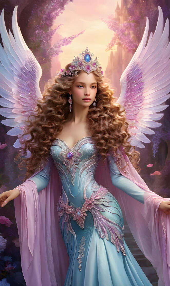 lady Jay, bridal and wife, loving and gentle, Angel with silken wings