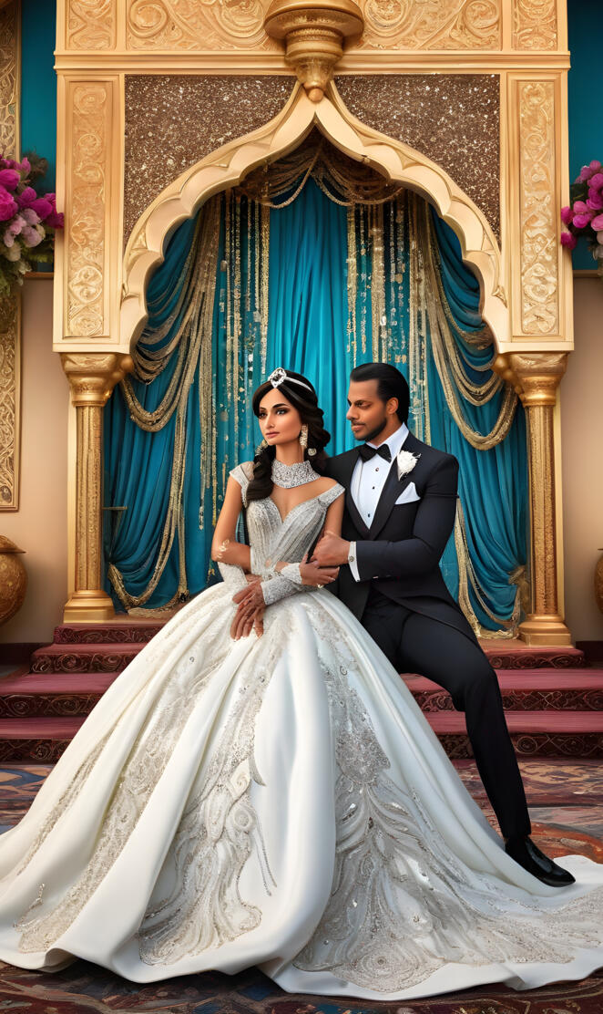 Arabic princess and king