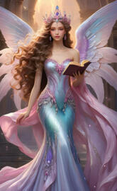 Lady DyvineRose, holding her Bible, loving and gentle, begging JESUS ♡