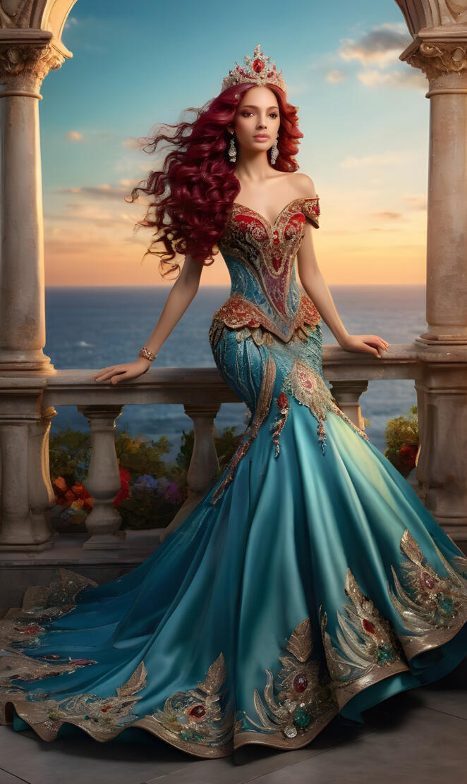 beautiful Lady and Queen