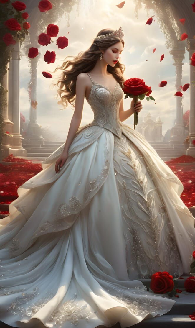 brunette bride to be