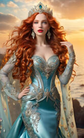 beautiful Lady and Queen