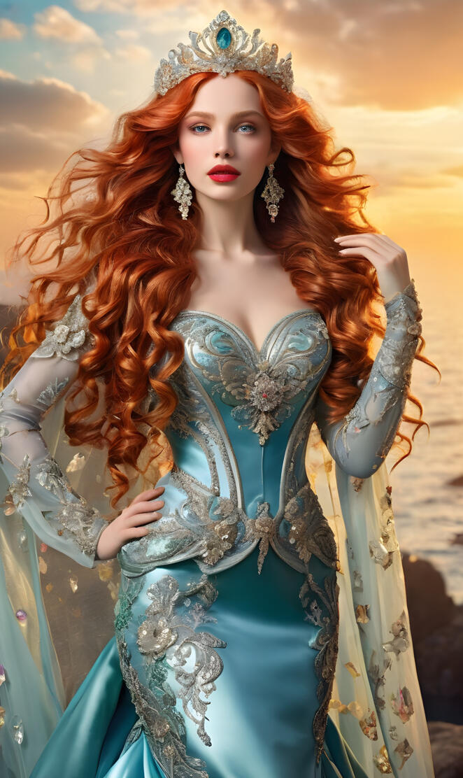 beautiful Lady and Queen