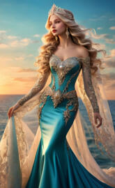 beautiful Lady and Queen