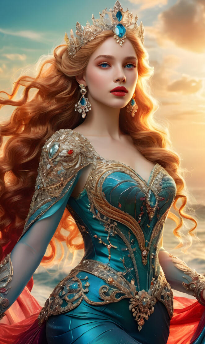 beautiful Lady and Queen