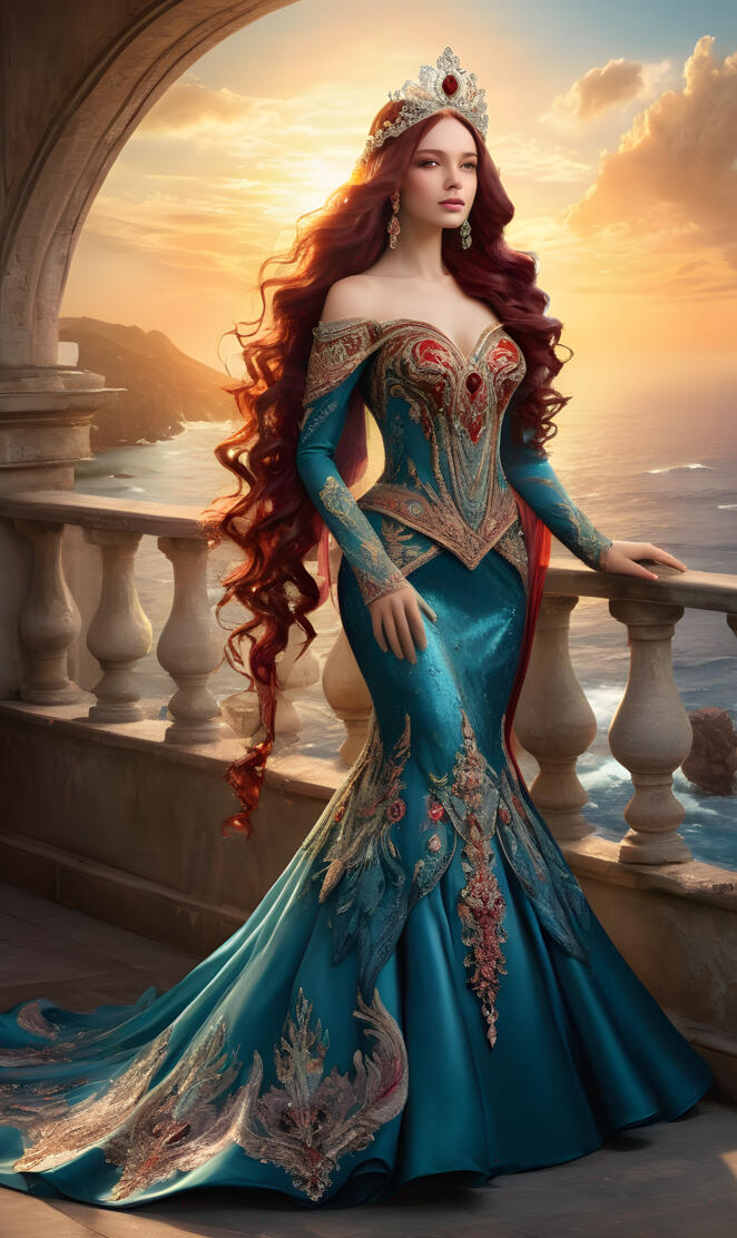 beautiful Lady and Queen