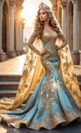 beautiful Lady and Queen