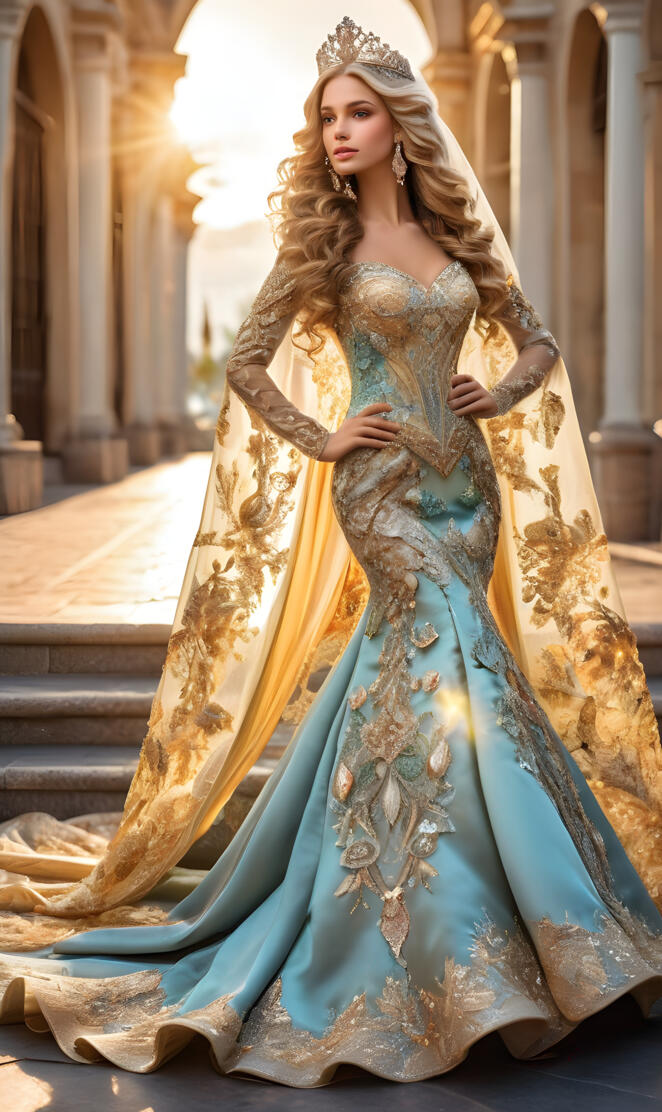 beautiful Lady and Queen