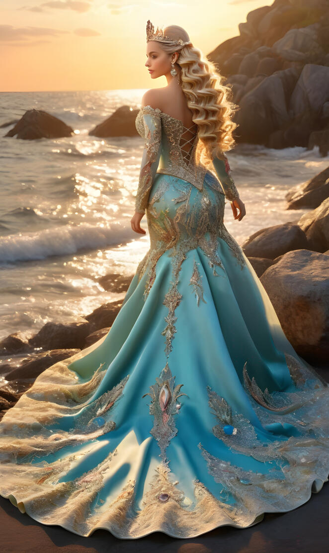 beautiful Lady and Queen