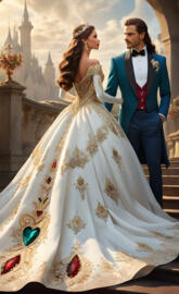 Scandinavian king and queen