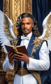 Prince Webb, strong and loyal, capable and handsome, with his Bible