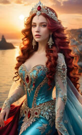 beautiful Lady and Queen