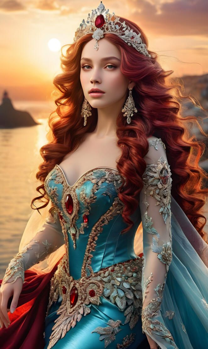 beautiful Lady and Queen