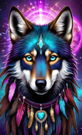 Gorgeous "Wolf-Queen"