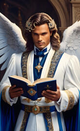 Prince Sam, strong and loyal, capable and handsome, with his Bible