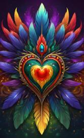 Light it UP HEART'S & FEATHER'S Fm610🌺