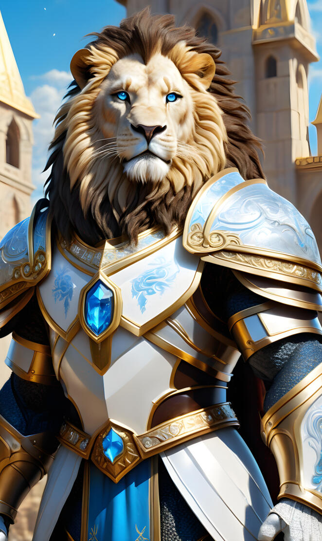 Sky Crystal Lion Paladin