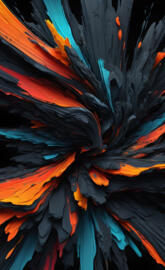 a close-up of a painting