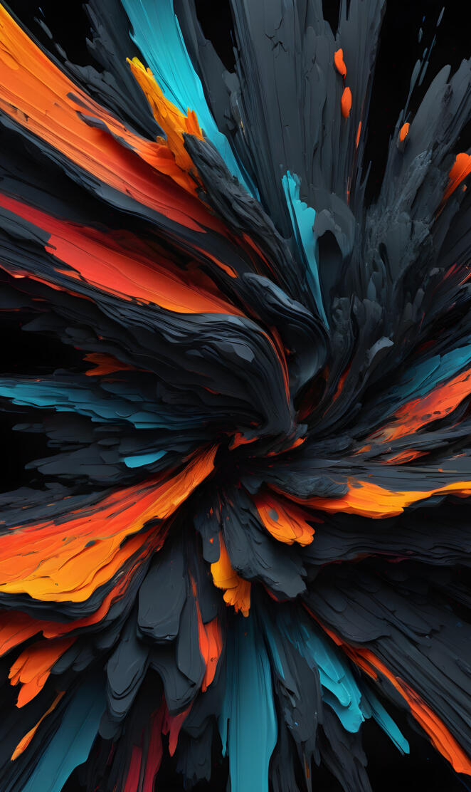 a close-up of a painting