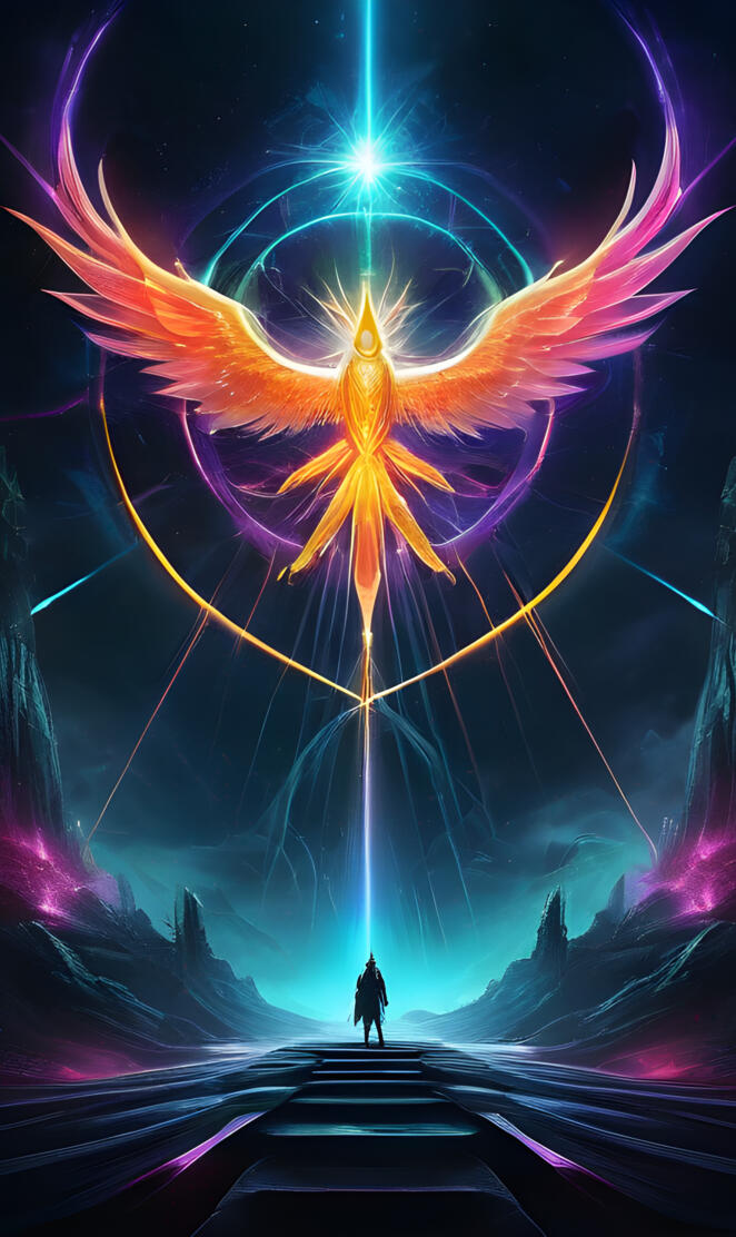 a person standing in front of a large explosion