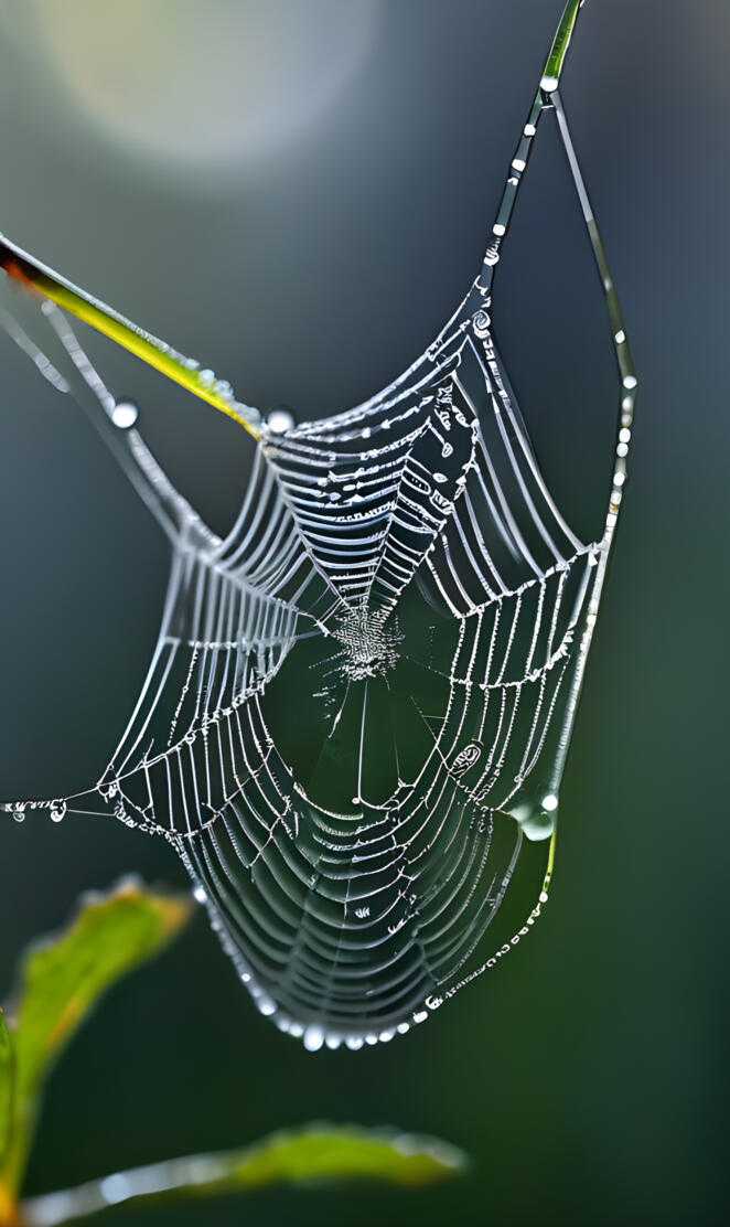 forest dew cobweb