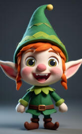 felt fairies and elfs