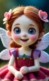 felt fairies and elfs