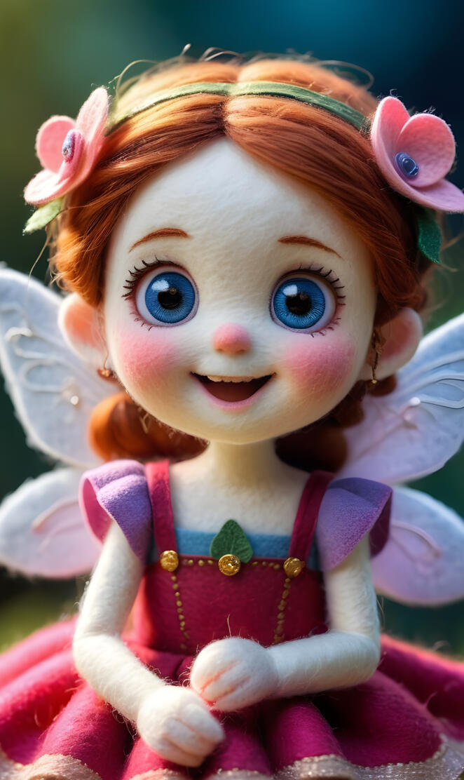 felt fairies and elfs