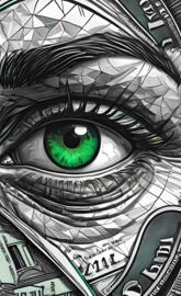 a close-up of an eye