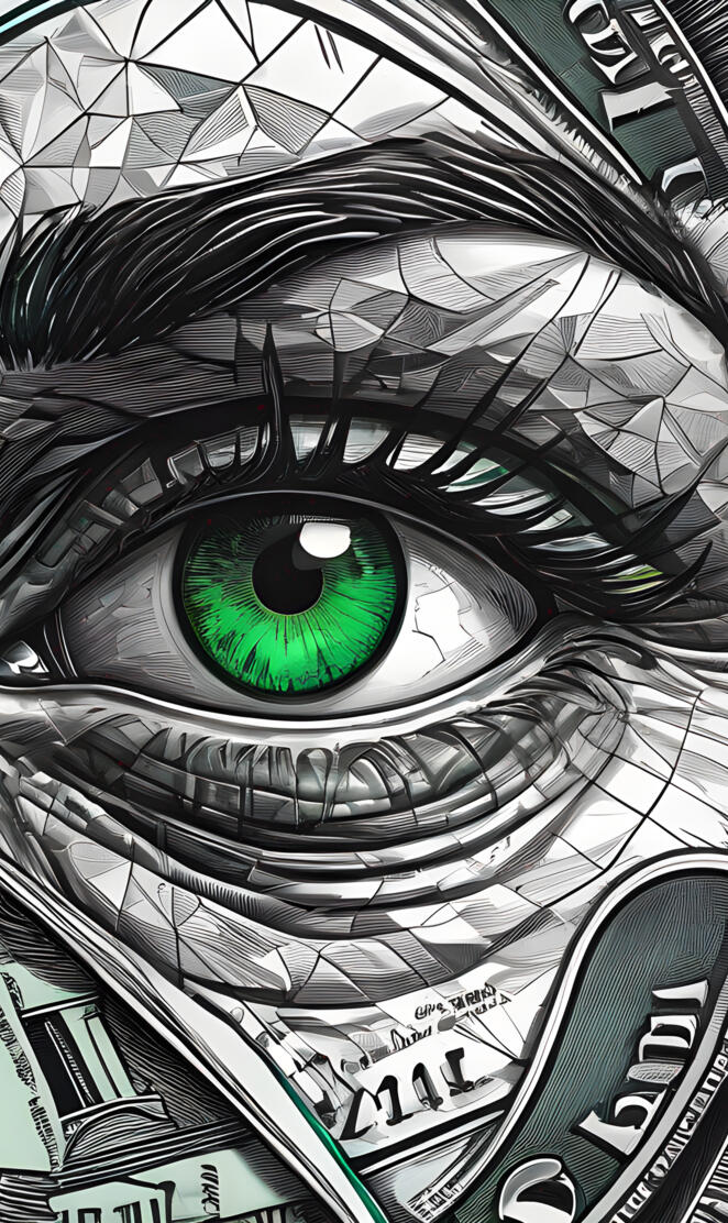 a close-up of an eye