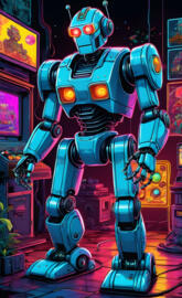 retro robot
