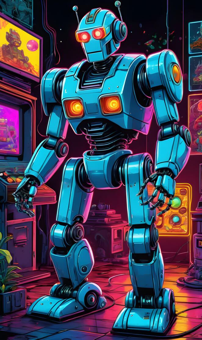 retro robot