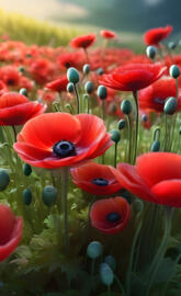 lovely poppy flower 🌷🌷🌷