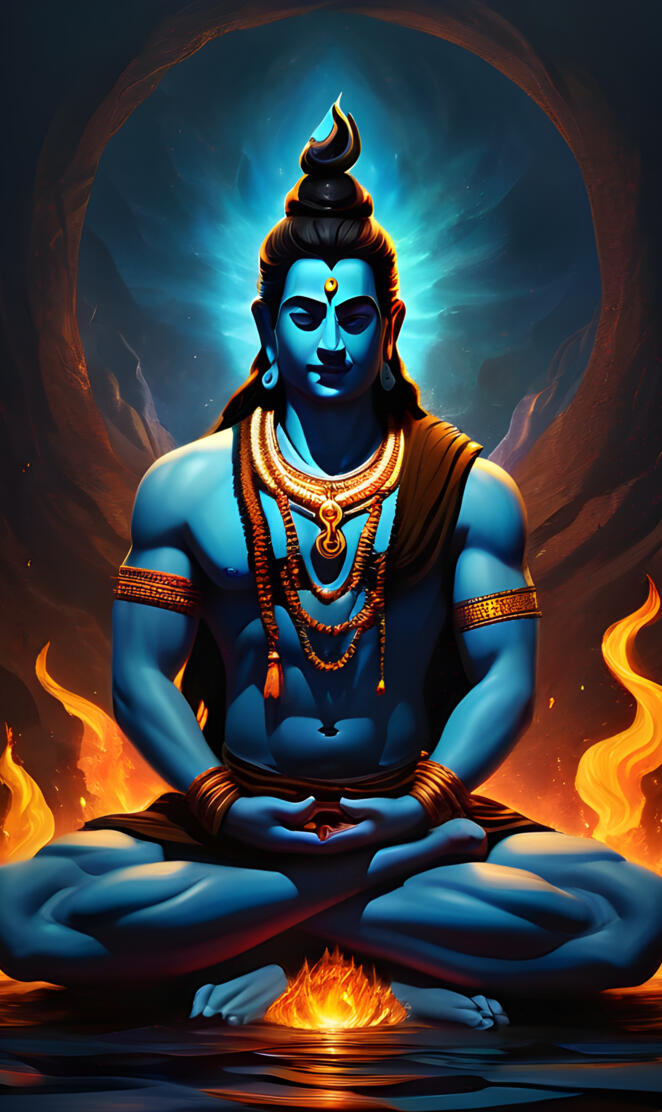 lord shiva meditation