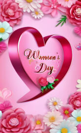 a heart shaped cake with flowers on it